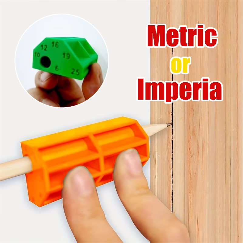 Test Instruments - Wielorozmiarowy liniał traserski metryczny/imperialny, plastikowy narzędzie