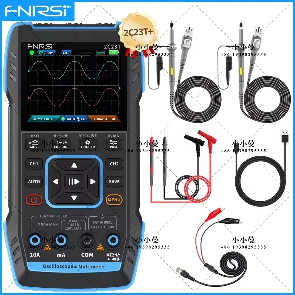 Fnirsi Digital Oscilloscope Handheld - FNIRSI 2C23T10MHz, 2C53T 50MHz – przenośny