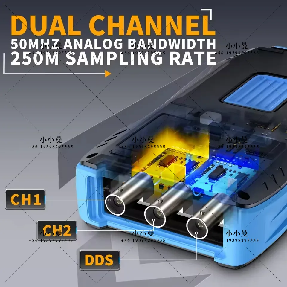 FNIRSI 2C23T10MHz, 2C53T 50MHz – Fnirsi Digital Oscilloscope Handheld recenzja i cena